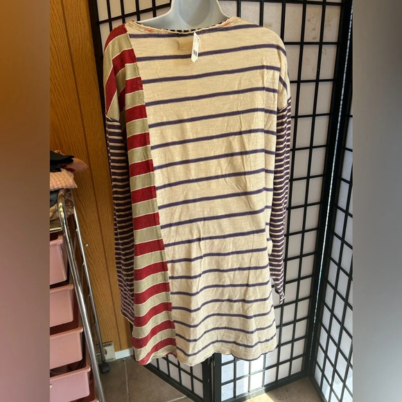 Free People Women's Stripey Prep Tee, Preppy Combo, small - We The Free - Picture 10 of 13